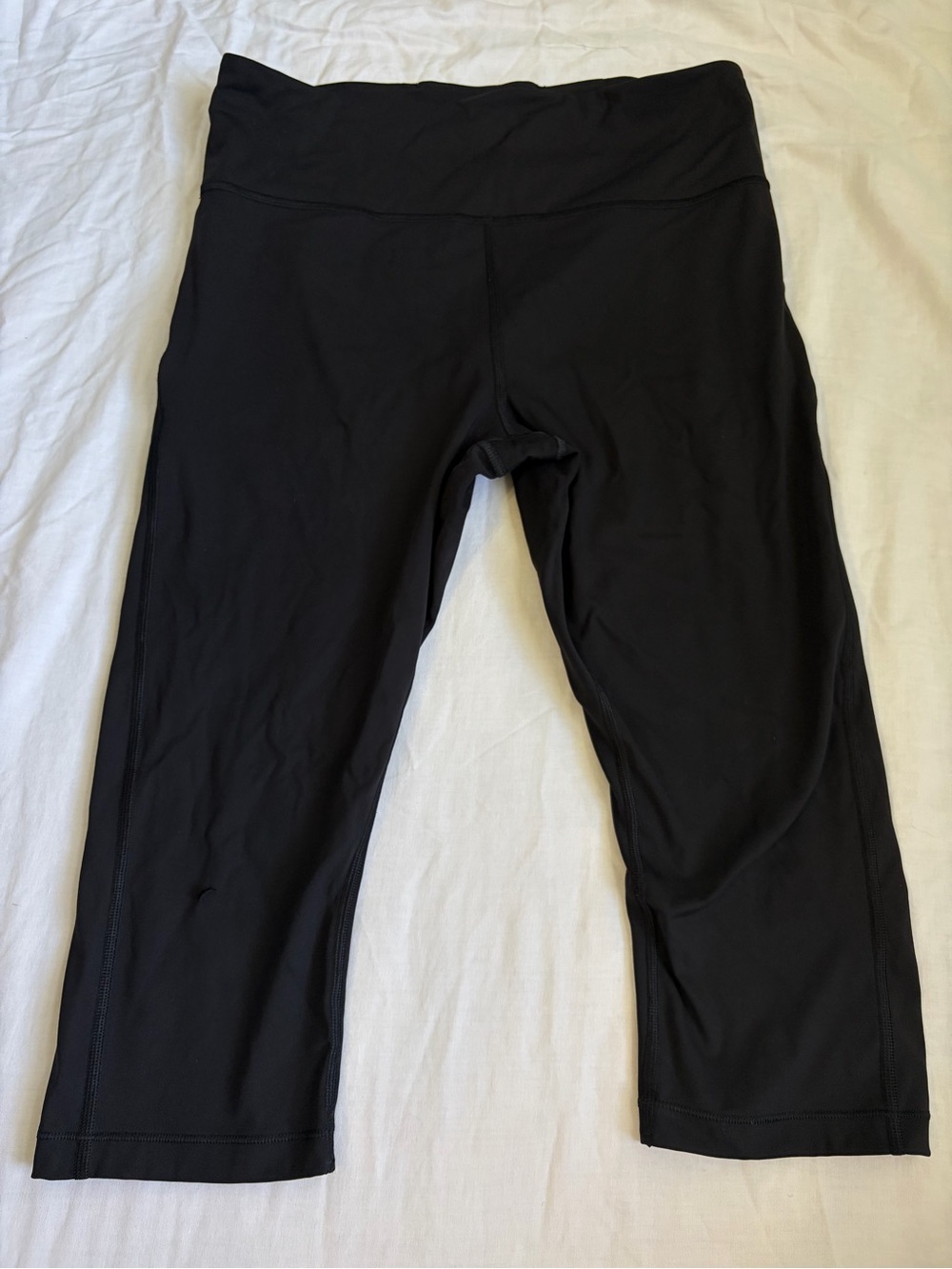 Athleta Ultimate Stash Pocket Crop Leggings Black Size M